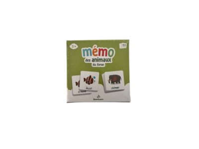 Mémo des animaux du Coran – Jeu éducatif (60 cartes)