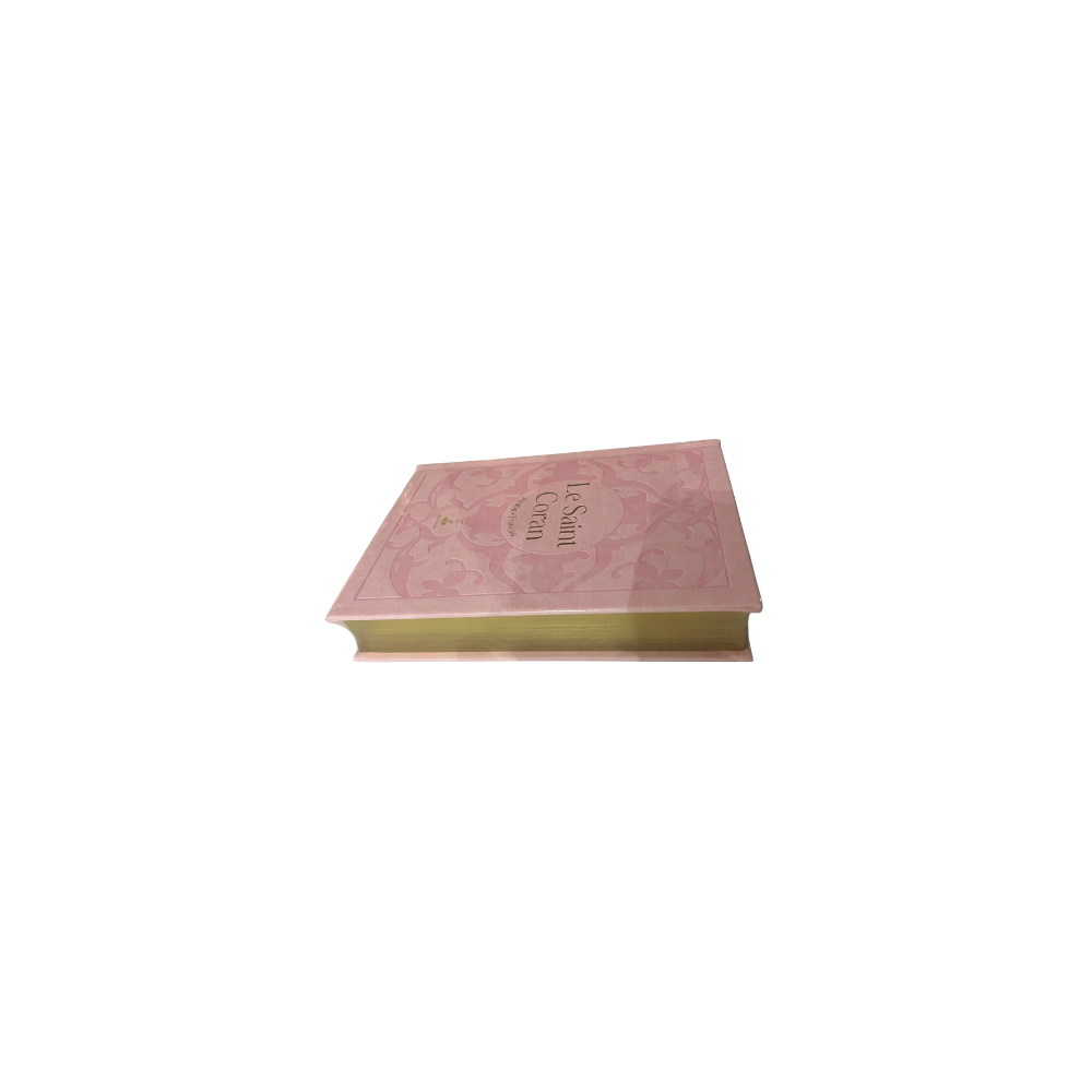 Le Saint Coran – Arabe, Français - Edition Al Bouraq – Couleur Rose – Format 20,5 × 15 cm – Image 2