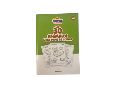 Colorie et apprends les 30 animaux cités dans le Coran