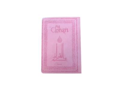 Coran arabe / traduction française – Rose - 19,5 × 13,5 cm
