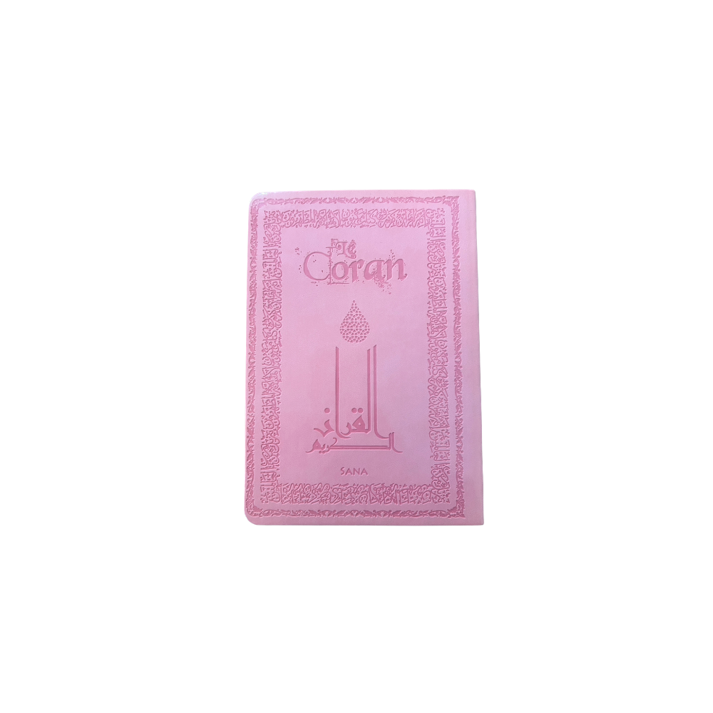 Coran arabe / traduction française – Rose - 19,5 × 13,5 cm