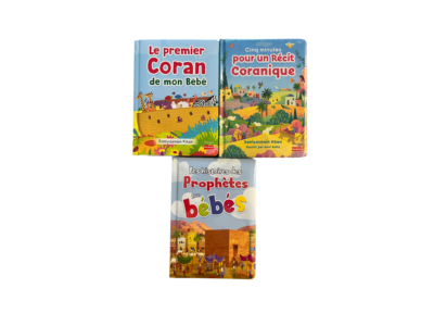 Pack Bébé – Premiers Récits du Coran & Histoires des Prophètes (3 livres cartonnés) – Édition Orientica