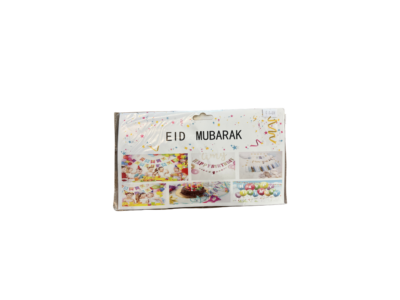 Kit décoration Eid Mubarak – Guirlande + 8 ballons