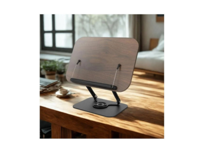 Pupitre Porte Coran Réglable et Rotatif 360° – Support de Lecture Ergonomique