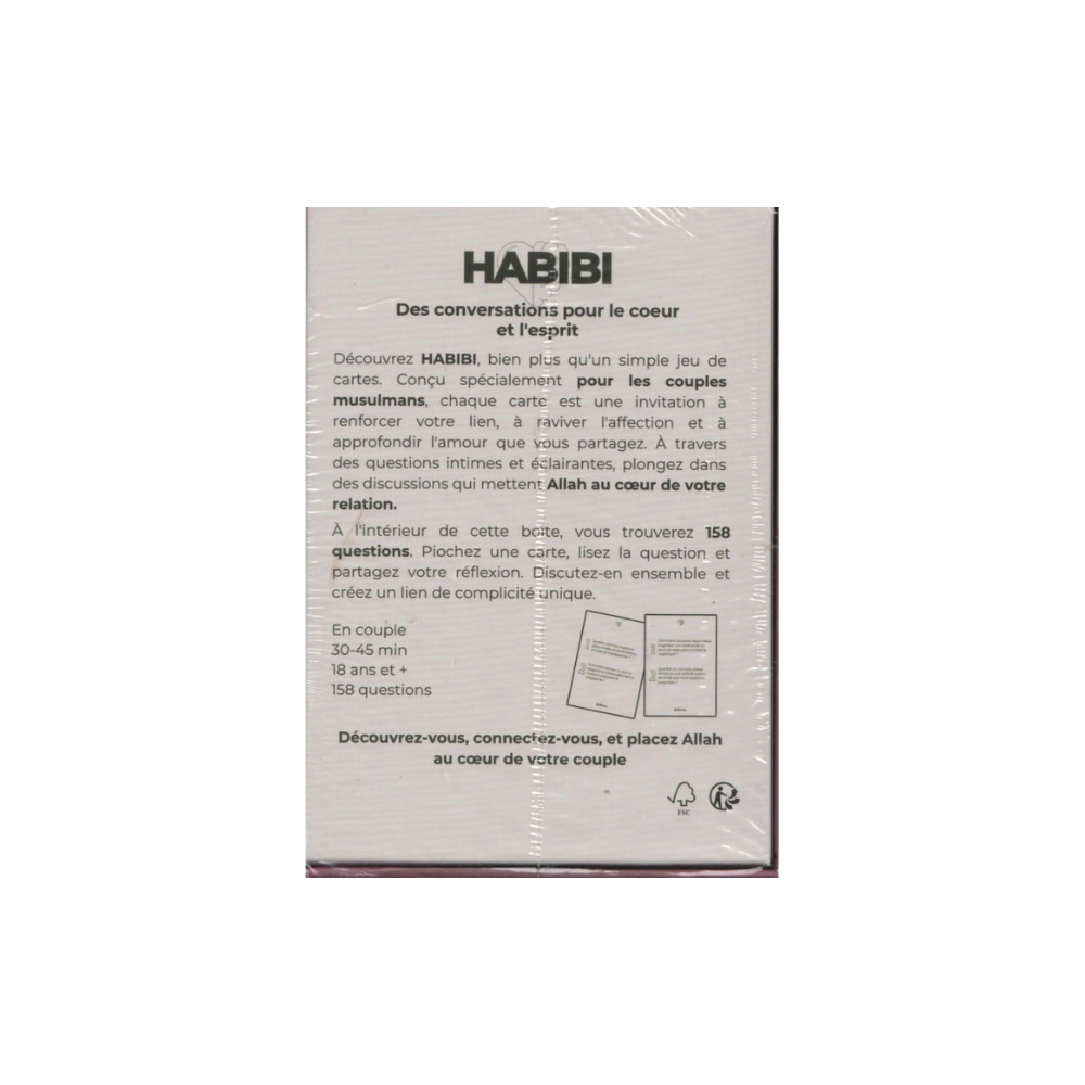 HABIBI – Jeu de Cartes pour Couple Musulman | 158 Questions – Qalbeen – Image 2