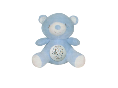 Veilleuse bébé Azur bleu – avec projection étoilée et détecteur de pleurs – Isla Toys